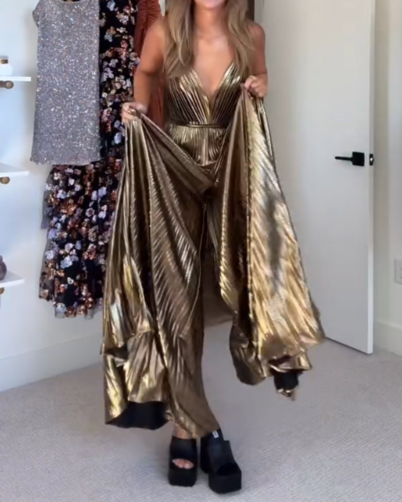 Fashion Fold Party Jumpsuit